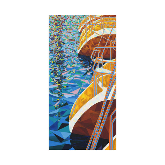 Sailboats  — Unframed canvas with a matte finish, stretched, 1.25" depth